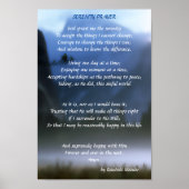 Serenity Prayer Poster (Vorne)