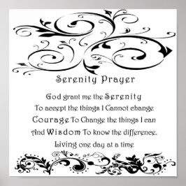 Serenity Prayer Poster
