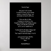 Serenity Prayer Poster (Vorne)