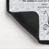 Serenity Prayer Poster Mousepad (Ecke)