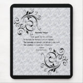 Serenity Prayer Poster Mousepad (Vorne)