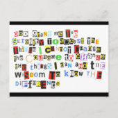 Serenity Prayer Postkarte (Vorderseite)