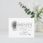 Serenity Prayer Postkarte (Stehend Vorderseite)