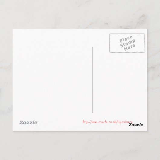 Serenity Prayer Postkarte (Rückseite)