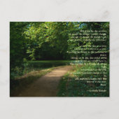 Serenity Prayer Postkarte (Vorderseite)