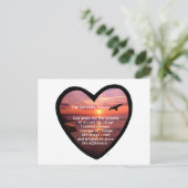 Serenity Prayer Postkarte (Stehend Vorderseite)