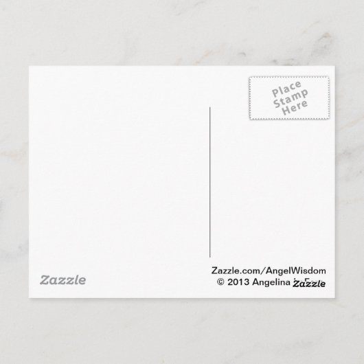 Serenity Prayer Postkarte (Rückseite)