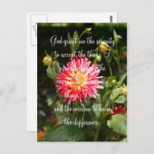 Serenity Prayer Postkarte (Vorne/Hinten)