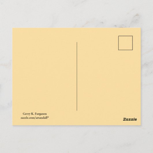 SERENITY PRAYER POSTKARTE (Rückseite)