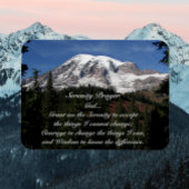 Serenity Prayer Rainier Foto Magnet