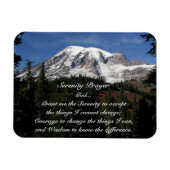 Serenity Prayer Rainier Foto Magnet (Horizontal)