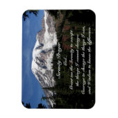 Serenity Prayer Rainier Foto Magnet (Vertikal)