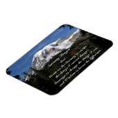 Serenity Prayer Rainier Foto Magnet (Linke Seite)