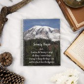 Serenity Prayer Rainier Foto Notebook Notizblock