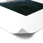 Serenity Prayer River Valley Fotografisch Poster (Ecke)