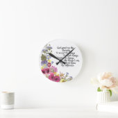 Serenity Prayer Runde Wanduhr (Zuhause)