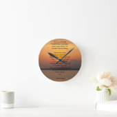 Serenity Prayer Runde Wanduhr (Zuhause)