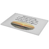 SERENITY PRAYER SUNRISE FOTO DESIGN SCHNEIDEBRETT (Ecke)