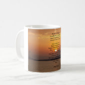 Serenity Prayer Sunset Tasse (Vorderseite Links)