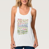 Serenity Prayer Tank Top (Vorderseite)