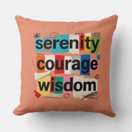 Serenity Prayer - Throw Pillow Kissen