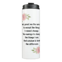Serenity Prayer - Travel Tumbler - OM