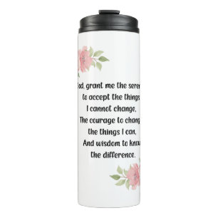 Serenity Prayer - Travel Tumbler - OM Thermosbecher