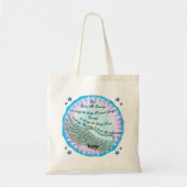 Serenity Prayer Violet Wing  Tragetasche (Vorne)