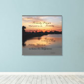 SERENITY PRAYER WALL PANEL LEINWANDDRUCK (Insitu (Holzboden))