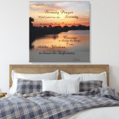 SERENITY PRAYER WALL PANEL LEINWANDDRUCK (Insitu (Schlafzimmer))