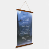 Serenity Prayer Wandteppich Mit Holzrahmen (Gewinkelt)