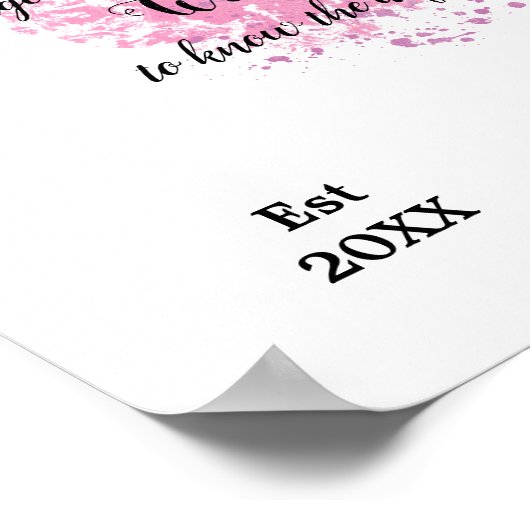 Serenity Prayer Watercolor Poster (Ecke)