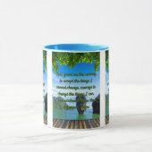 Serenity Prayer Zwei-Tonen-Tasse Tasse (Zentrum)