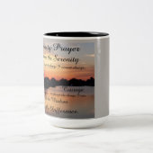 SERENITY PRAYER ZWEIFARBIGE TASSE (Mittel)