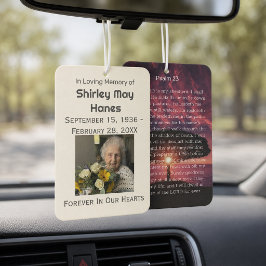 SERENITY Psalm 23 Sunset Memorial Autolufterfrischer