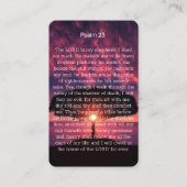 SERENITY Psalm 23 Sunset Memorial Prayer Card Visitenkarte (Vorderseite)