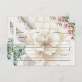 Serenity Recipe Card Begleitkarte (Vorne/Hinten)