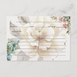 Serenity Recipe Card Begleitkarte