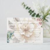 Serenity Recipe Card Begleitkarte (Stehend Vorderseite)