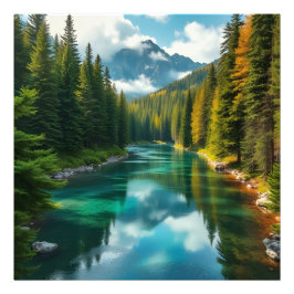 Serenity River Fotodruck