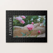 Serenity-Rosen-Puzzlespiel Puzzle (Horizontal)