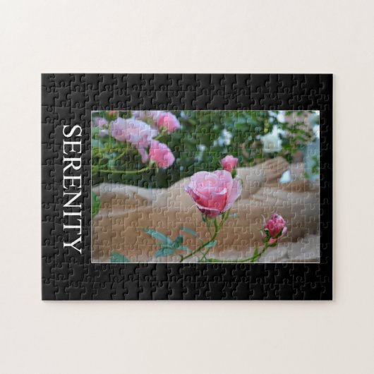 Serenity-Rosen-Puzzlespiel Puzzle (Horizontal)