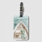 Serenity Ruhe Ozean Boot Gepäckanhänger (Vorderseite Vertikal)