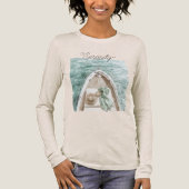 Serenity Ruhe Ozean Boot Tri-Blend Shirt (Vorderseite)