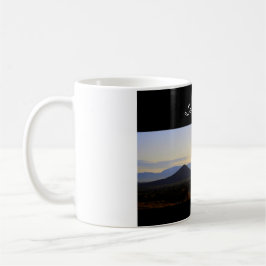 Serenity Santa Fe Mountains bei Sonnenaufgang Tass Kaffeetasse
