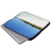 Serenity Shore Laptopschutzhülle (Vorne Knopf)