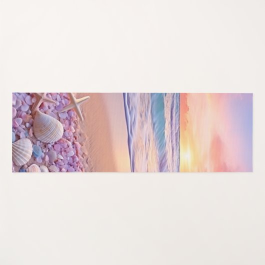 Serenity Shoreline Yogamatte (Vorderseite (Horizontal))