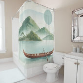 "SERENITY" - SHOWER CURTAIN DUSCHVORHANG (Beispiel)