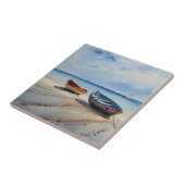 "Serenity Shows" Eine ruhige Wasserfarbenwelt Fliese (Seite)