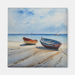 "Serenity Shows" Eine ruhige Wasserfarbenwelt Magnet